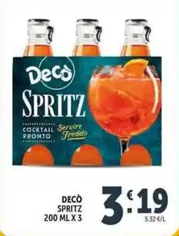 Deco Supermercati Decò spritz offerta