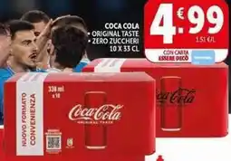 Deco Supermercati Coca cola original taste zero zuccheri offerta