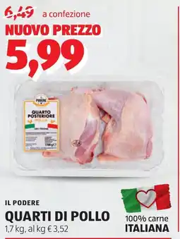 ALDI Quarti di pollo offerta