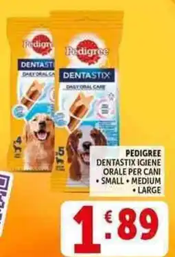 Deco Supermercati Pedigree dentastix igiene offerta