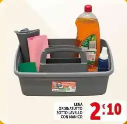 Deco Supermercati Lega ordinatutto sotto lavello con manico offerta