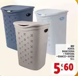 Deco Supermercati Bef porta biancheria offerta
