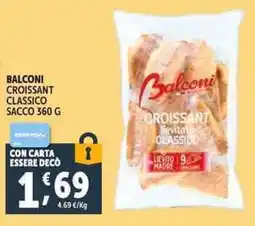 Deco Supermercati Balconi i croissant classico sacco offerta