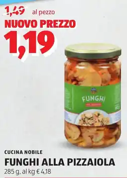 ALDI Funghi alla pizzaiola offerta