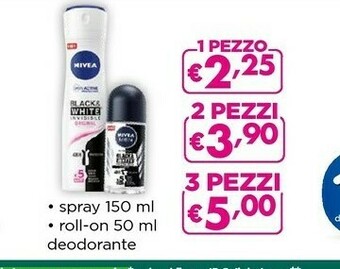 Acqua & Sapone Nivea deodorante offerta