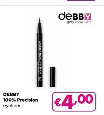 Acqua & Sapone Debby 100% precision eyeliner offerta