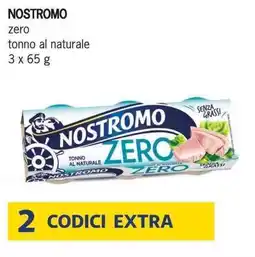 Deco Supermercati NOSTROMO zero tonno al naturale offerta