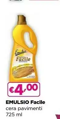 Acqua & Sapone Emulsio facile cera pavimenti offerta