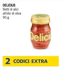 Deco Supermercati DELICIUS filetti di alici all'olio di oliva offerta