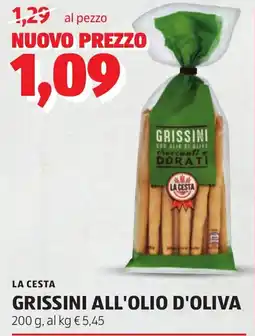 ALDI Grissini all'olio d'oliva offerta