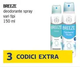 Deco Supermercati BREEZE deodorante spray offerta