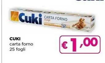 Acqua & Sapone Carta forno 25 fogli offerta