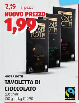 ALDI Tavoletta di cioccolato offerta