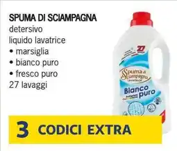 Deco Supermercati SPUMA DI SCIAMPAGNA detersivo liquido lavatrice offerta