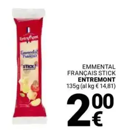 Supermercati Gulliver Emmental français stick ENTREMONT offerta