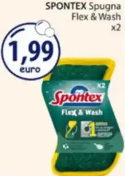 Acqua & Sapone SPONTEX Spugna Flex & Wash offerta