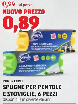 ALDI Spugne per pentole e stoviglie, 6 pezzi offerta