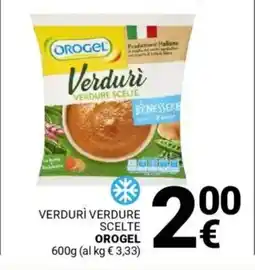 Supermercati Gulliver Verdurì verdure scelte OROGEL offerta