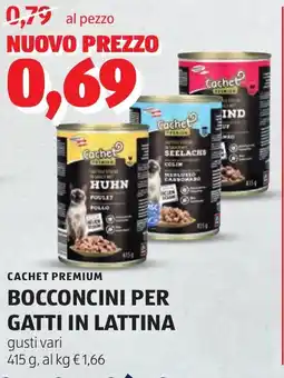 ALDI Cachet premium bocconcini per gatti in lattina offerta
