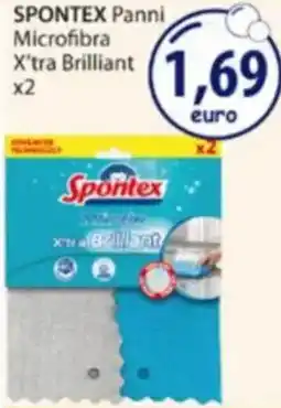 Acqua & Sapone SPONTEX Panni Microfibra X'tra Brilliant x2 offerta