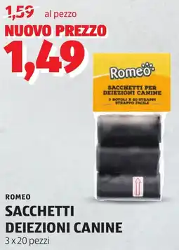 ALDI Sacchetti per deiezioni canine offerta