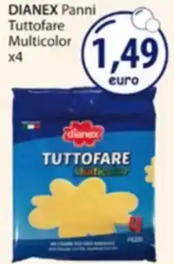 Acqua & Sapone DIANEX Panni Tuttofare Multicolor offerta