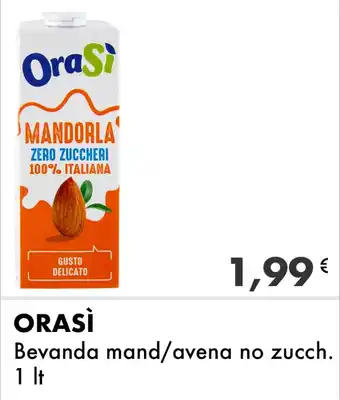 ORASÌ Bevanda mand/avena no zucch.