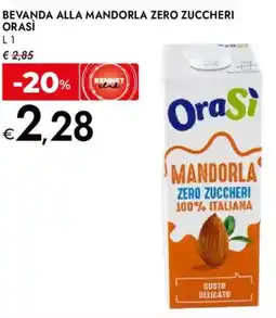 Bennet Bevanda alla mandorla zero zuccheri ORASI offerta