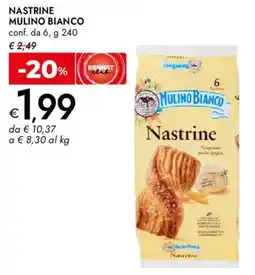 Bennet Nastrine MULINO BIANCO offerta
