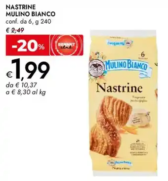 Bennet Nastrine MULINO BIANCO offerta