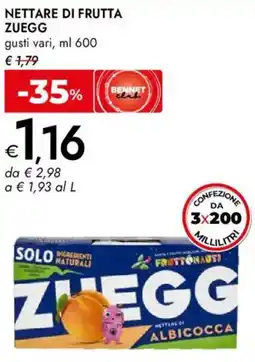 Bennet Nettare di frutta ZUEGG offerta