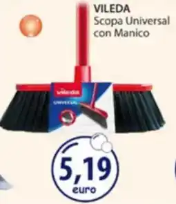 Acqua & Sapone VILEDA Scopa Universal con Manico offerta