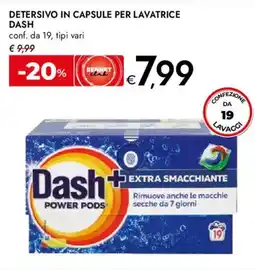 Bennet Detersivo in capsule per lavatrice DASH offerta