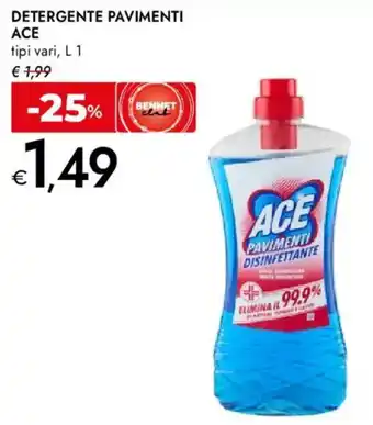 Bennet Detergente pavimenti ACE offerta