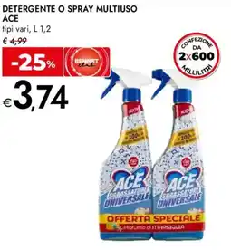 Bennet Detergente o spray multiuso ACE offerta