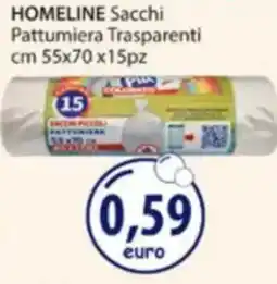 Acqua & Sapone HOMELINE Sacchi Pattumiera Trasparenti offerta