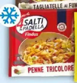 Bennet Penne tricolore surgelate 4 salti in padella FINDUS offerta