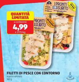 ALDI Filetti di pesce con contorno offerta