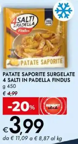 Bennet Patate saporite surgelate 4 salti in padella FINDUS offerta