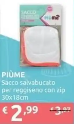 Ipersoap PIÙME Sacco salvabucato per reggiseno con zip offerta