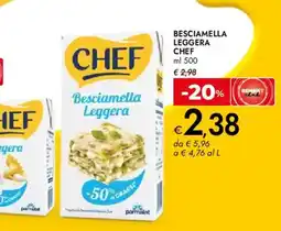 Bennet Besciamella leggera CHEF offerta