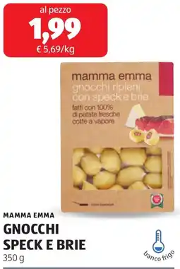 ALDI Mamma emma gnocchi speck e brie offerta