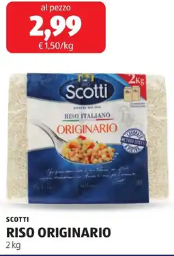 ALDI Scotti riso originario offerta