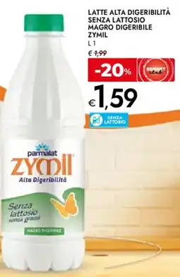 Bennet Latte alta digeribilità senza lattosio magro digeribile ZYMIL offerta