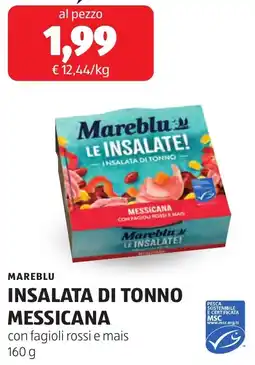 ALDI Mareblu insalata di tonno messicana offerta