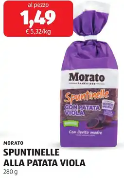 ALDI Morato spuntinelle alla patata viola offerta