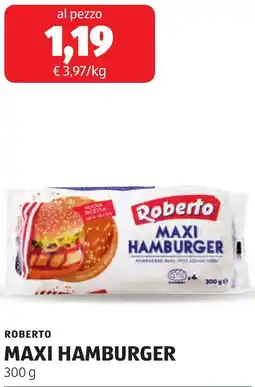 ALDI Roberto maxi hamburger offerta