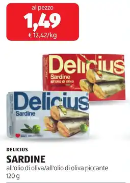 ALDI Delicius sardine offerta