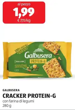 ALDI Galbusera cracker protein-g offerta
