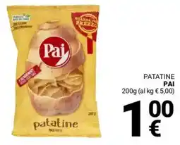 Supermercati Gulliver Patatine PAI offerta